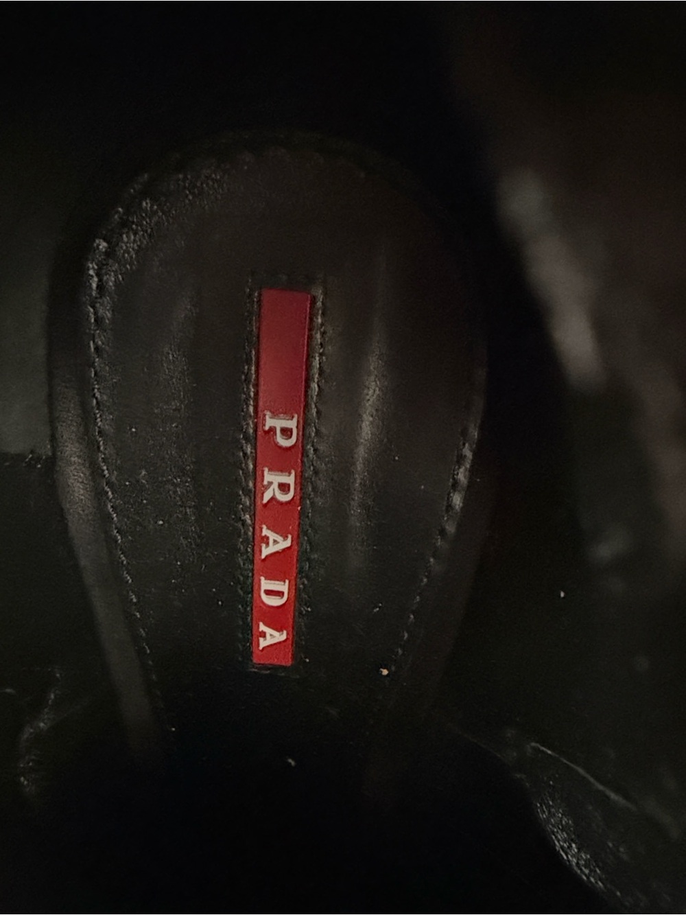 Prada Black Suede Triple-Strap Combat Ankle Boots - Women's - Picture 6 of 8